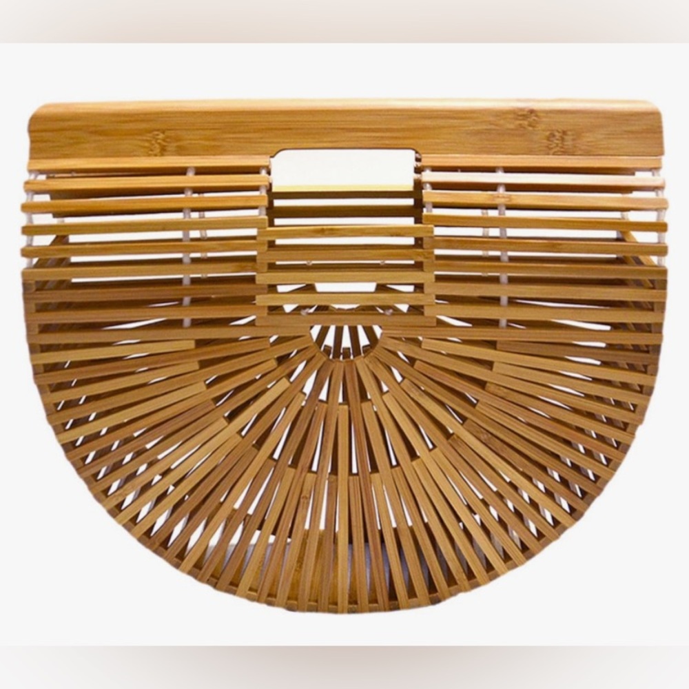 Handmade bamboo purse / tote bag